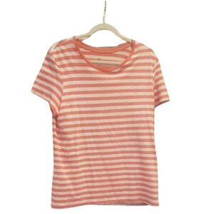 Like New Dip Stripe Tee Shirt Womens L